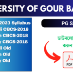 PG Syllabus