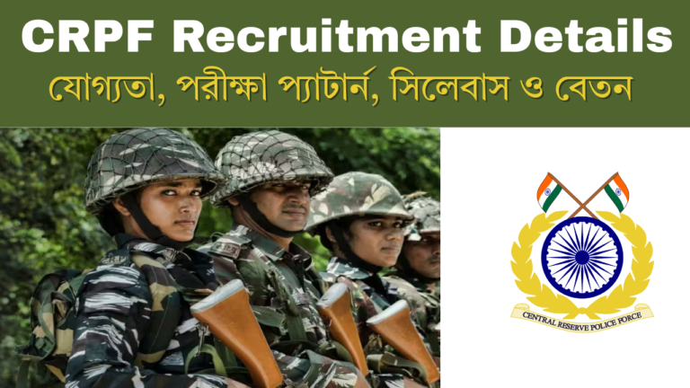 CRPF Recruitment : Eligibility ও Exam Details – সম্পূর্ণ গাইড