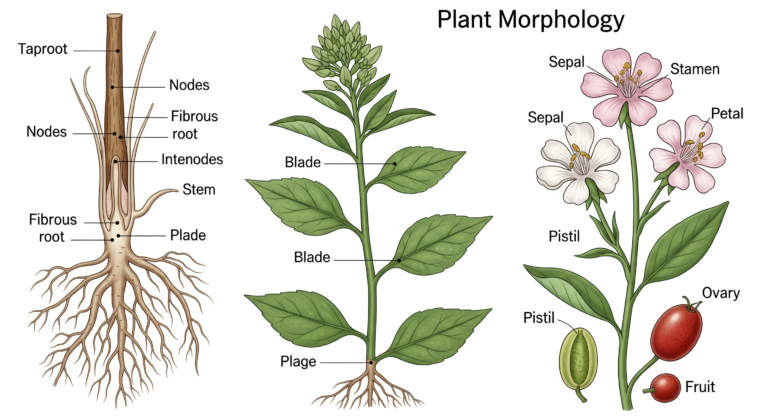 সপুষ্পক উদ্ভিদের গঠন (Morphology of Flowering Plants)