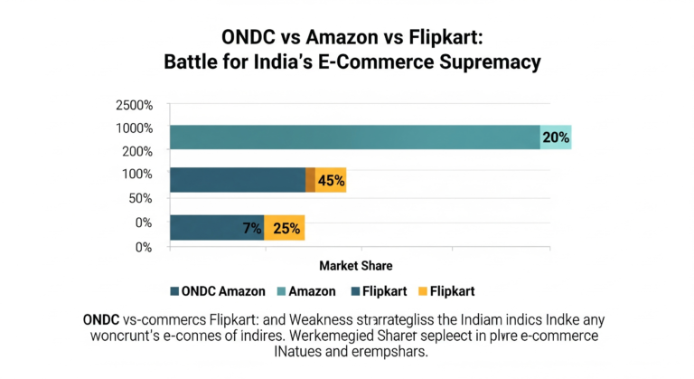ONDC বনাম Amazon বনাম Flipkart: ভারতের ই-কমার্সে মহাযুদ্ধ