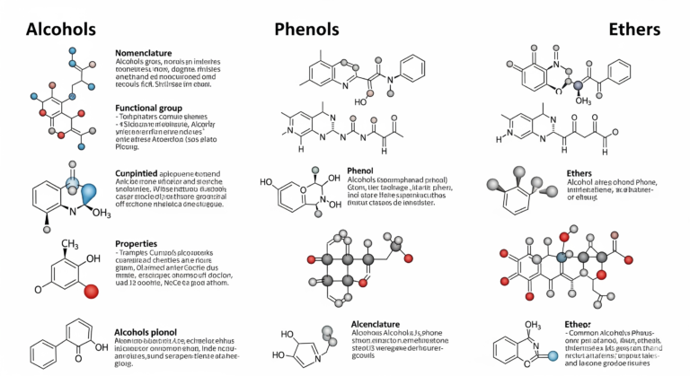 অ্যালকোহল, ফিনল ও ইথার (Alcohols, Phenols and Ethers)