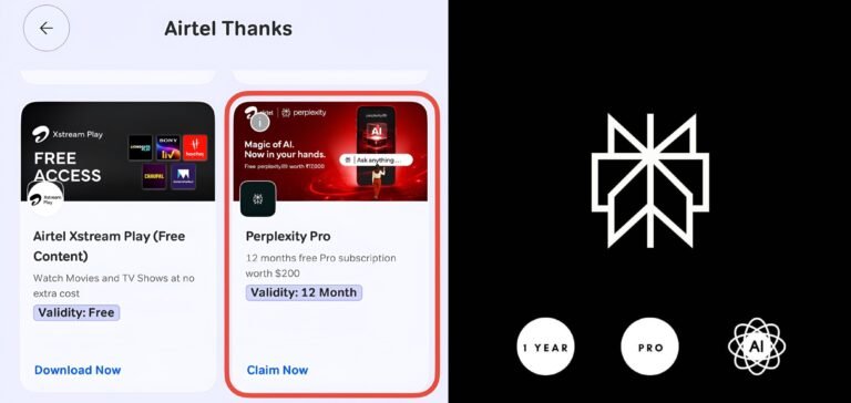 Airtel গ্রাহকদের জন্য বড় সুখবর! এখন Perplexity Pro সাবস্ক্রিপশন পাচ্ছেন একদম ফ্রি তে ১২ মাসের জন্য