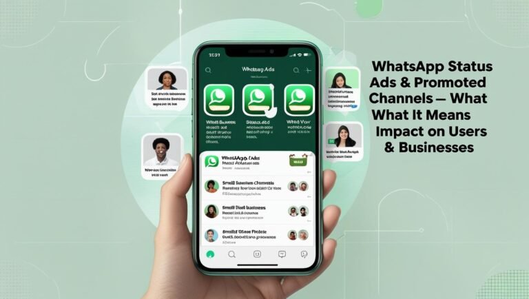 WhatsApp Status Ads এবং Promoted Channels চালু: ব্যবহারকারী ও ব্যবসার জন্য কী প্রভাব ফেলবে?
