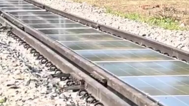 Indian Railways Pioneers Solar Panels on Tracks at Banaras Locomotive Works, Varanasi