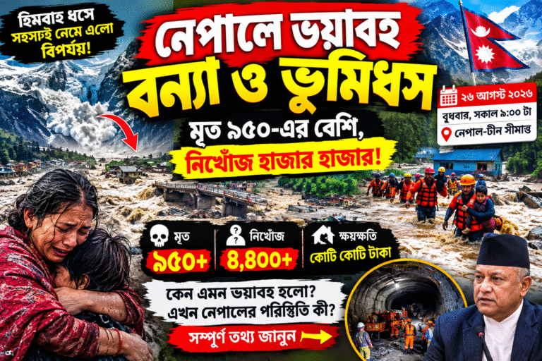 নেপালে ভয়াবহ Flash Flood: ২৬ আগস্ট ঠিক কী ঘটেছিল? মৃত ৯৫০-এর বেশি, নিখোঁজ হাজার হাজার