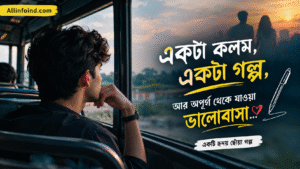 একটা কলম, একটা গল্প, আর অপূর্ণ থেকে যাওয়া ভালোবাসা