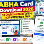 ABHA Card Download 2026: 14 Digit Health ID তৈরি ও PDF ডাউনলোডের নিয়ম
