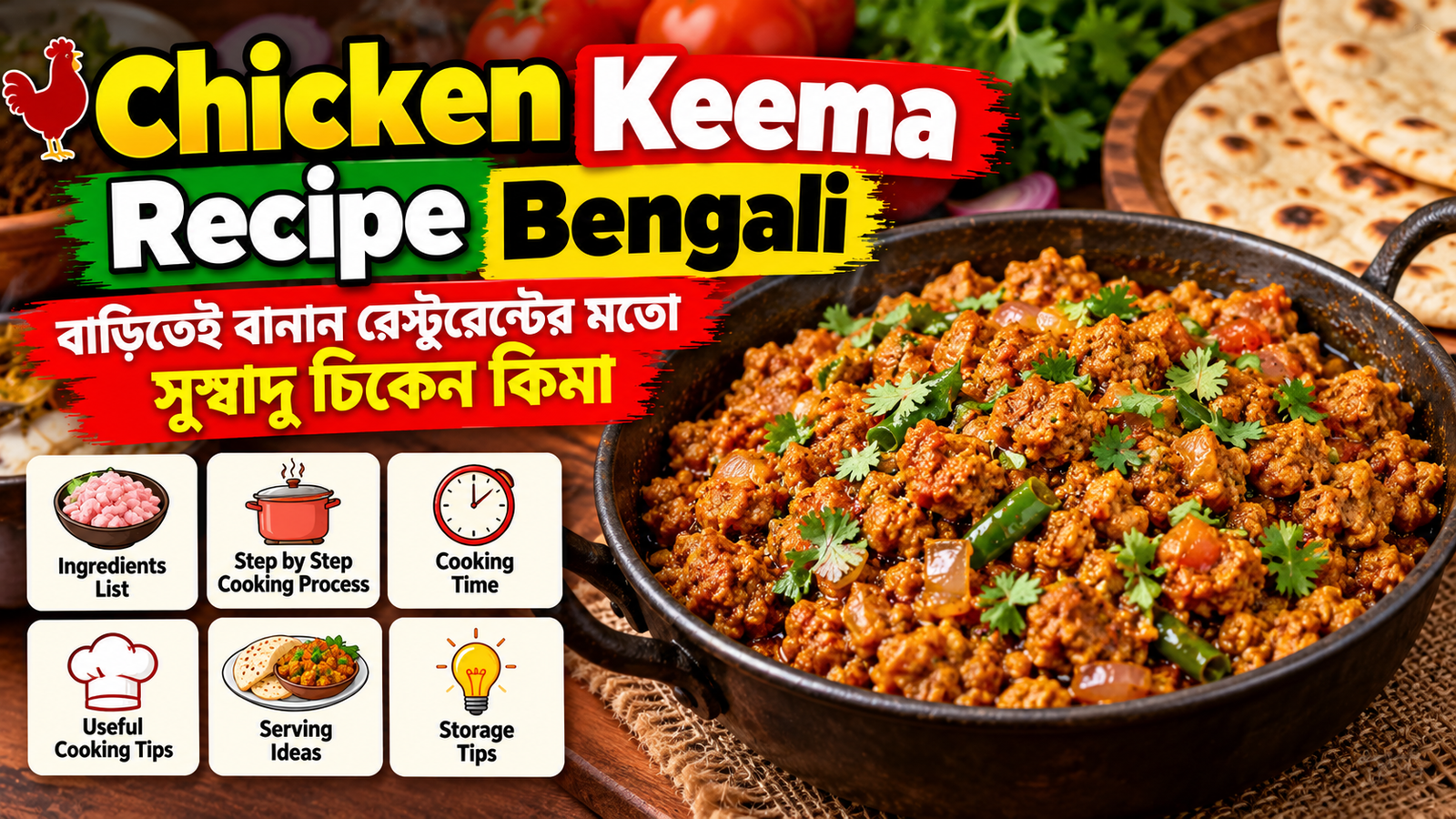 Chicken Keema Recipe Bengali: বাড়িতেই বানান রেস্টুরেন্টের মতো সুস্বাদু চিকেন কিমা, রইল সহজ রেসিপি