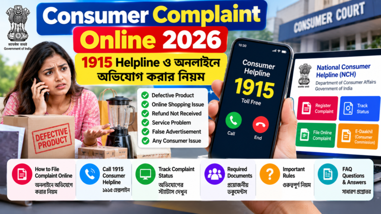 Consumer Complaint Online 2026: 1915 Helpline ও অনলাইনে অভিযোগ করার নিয়ম