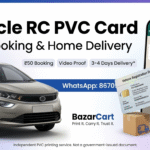 Vehicle RC PVC Card Order Online 2026: Price, Booking, Video Proof & Home Delivery Process