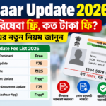 Aadhaar Update 2026: কোন পরিষেবা ফ্রি, কত টাকা ফি? UIDAI-এর নতুন নিয়ম জানুন
